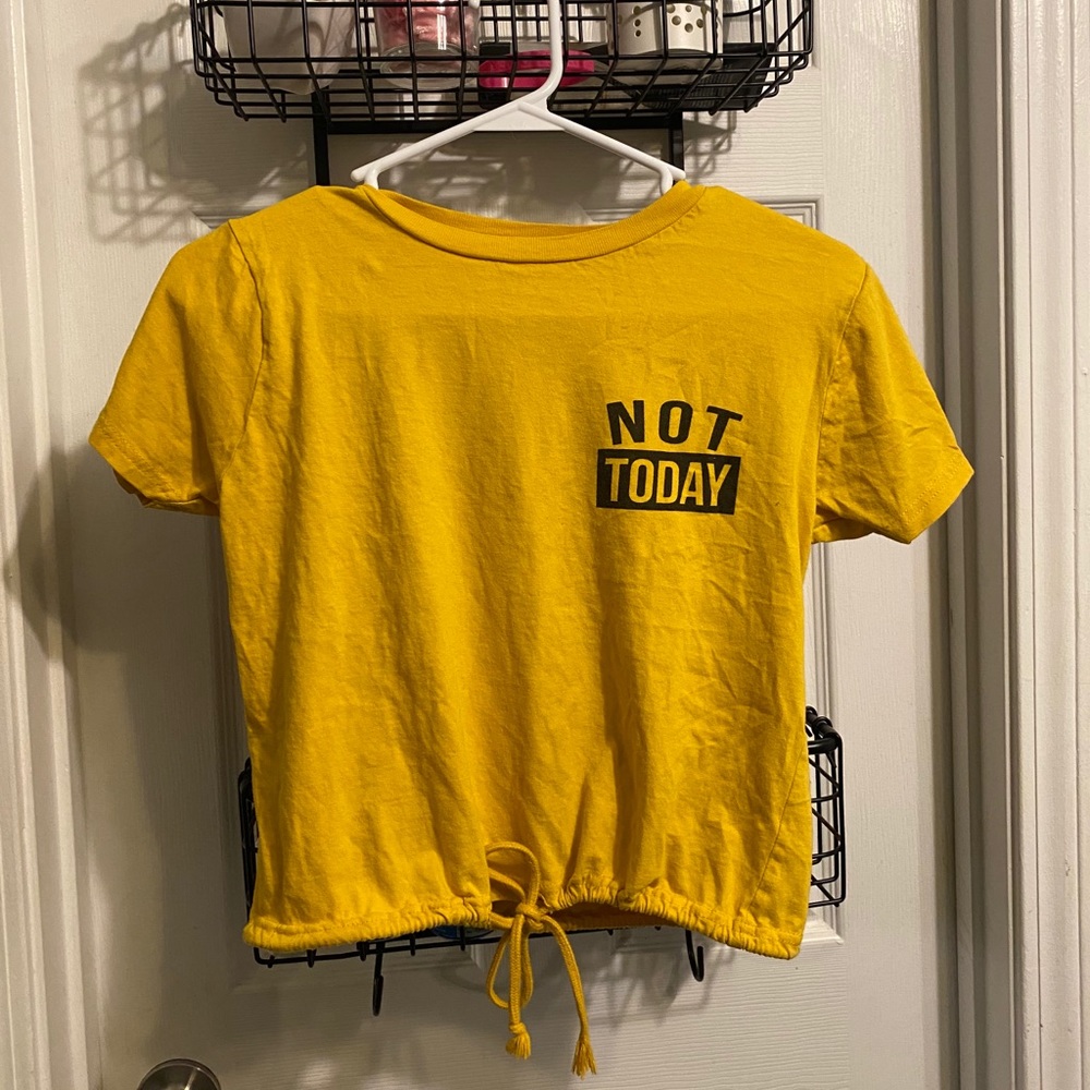 front tie t-shirt